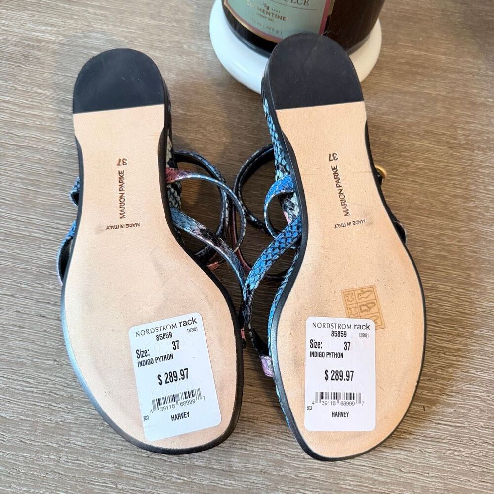 NWT Marion Parke Toscana Harvey Python Snakeskin … - image 6